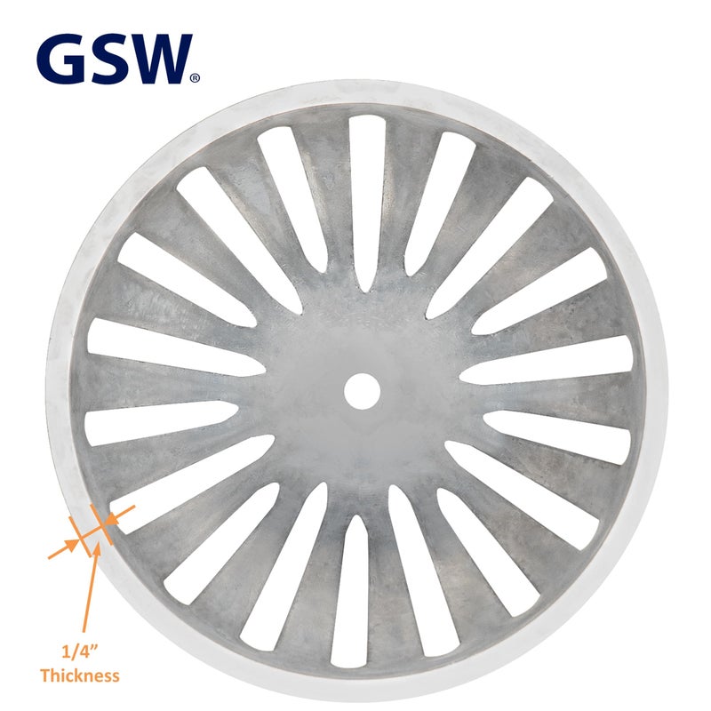 GSW FS-DS Aluminum Dome Strainer, Floor Sink Drain Cover for 12" Floor Sink. 5-1/4" Diameter - Image 4